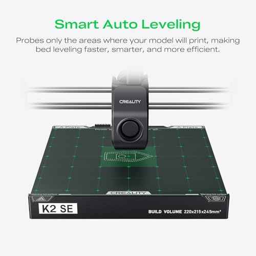 Creality K2 SE 3D Printer, 500mm/s High-Speed Printing, Support Multi Color 3D Printing Needs CFS, Solid Metal Build, Auto Leveling