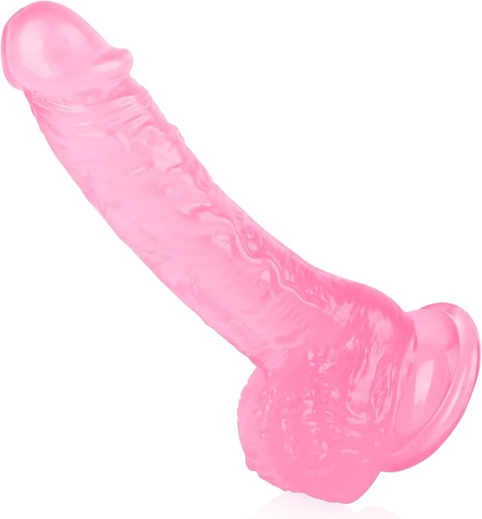 Lenahu Realistic Silicone Dildo 7 Inch Suction Cup