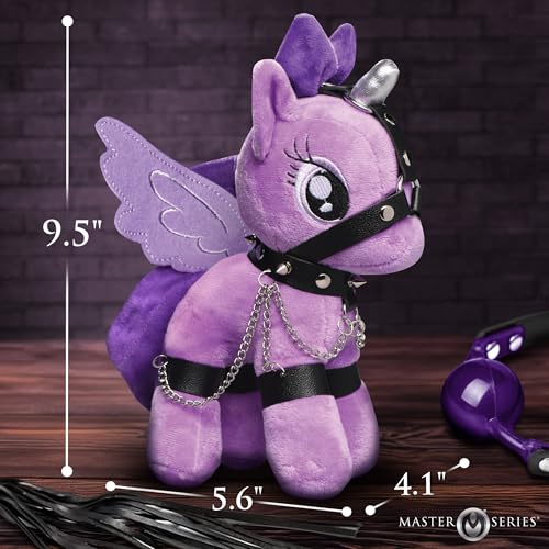 Master Series Scarlet Chainheart Bondage Pony Plush