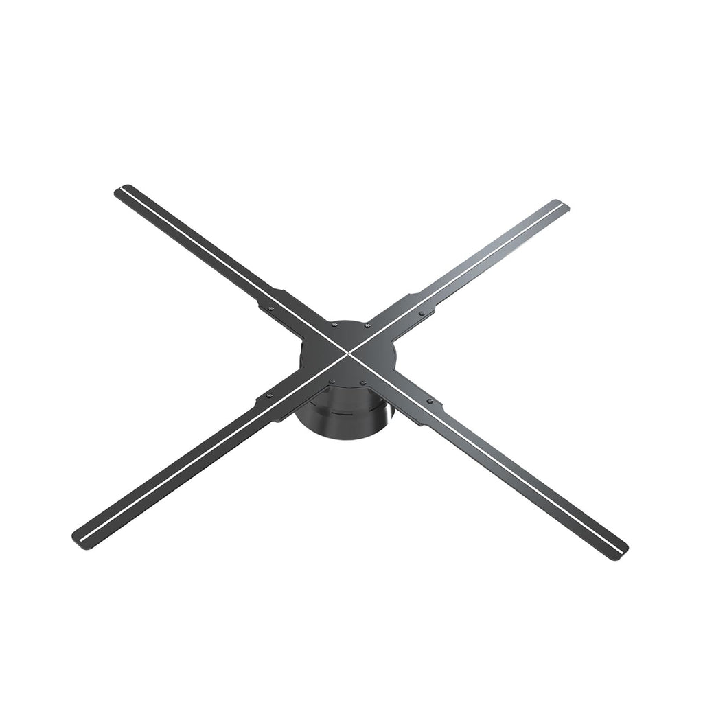 Yoldsud 3D Hologram Fan 20 Inch WiFi Holographic Projector Advertising Display - 576 HD LEDs High Resolution - App PC Control, Bluetooth Audio - 1500 Video Library for Business Store Holiday Events