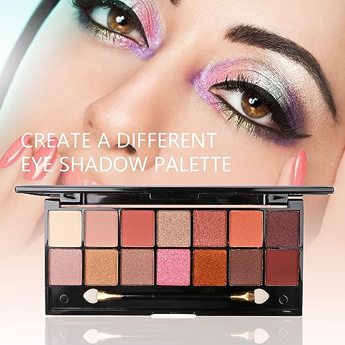 All in One Makeup Kit Full Kit Multipurpose Essential with Eyeshadow Palette,Lip Gloss,Foundation,Mascara,Eyebrow Pencil,Eyeliner,Contour Stick,Powder Puff,Makeup Brushes,Cosmetic Bag,Makeup Set for Women