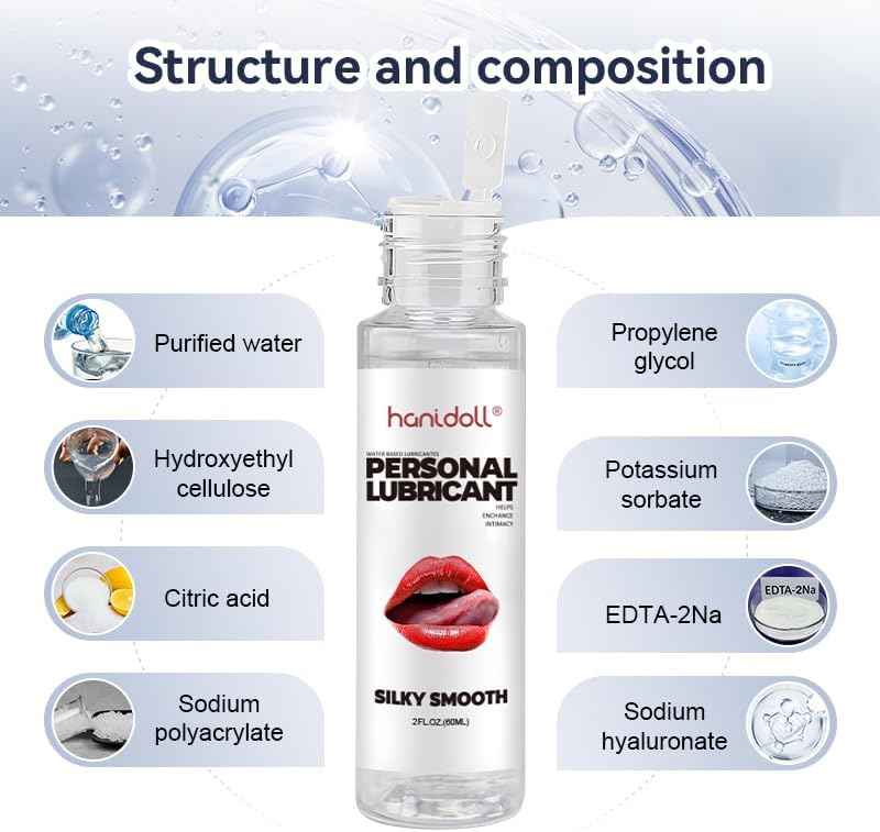 Water Based Lube (2 Fl Oz),Water Based Lubricant Vaginal,Sex Toy Lube,Liquid for Couples, Women Men and Couples