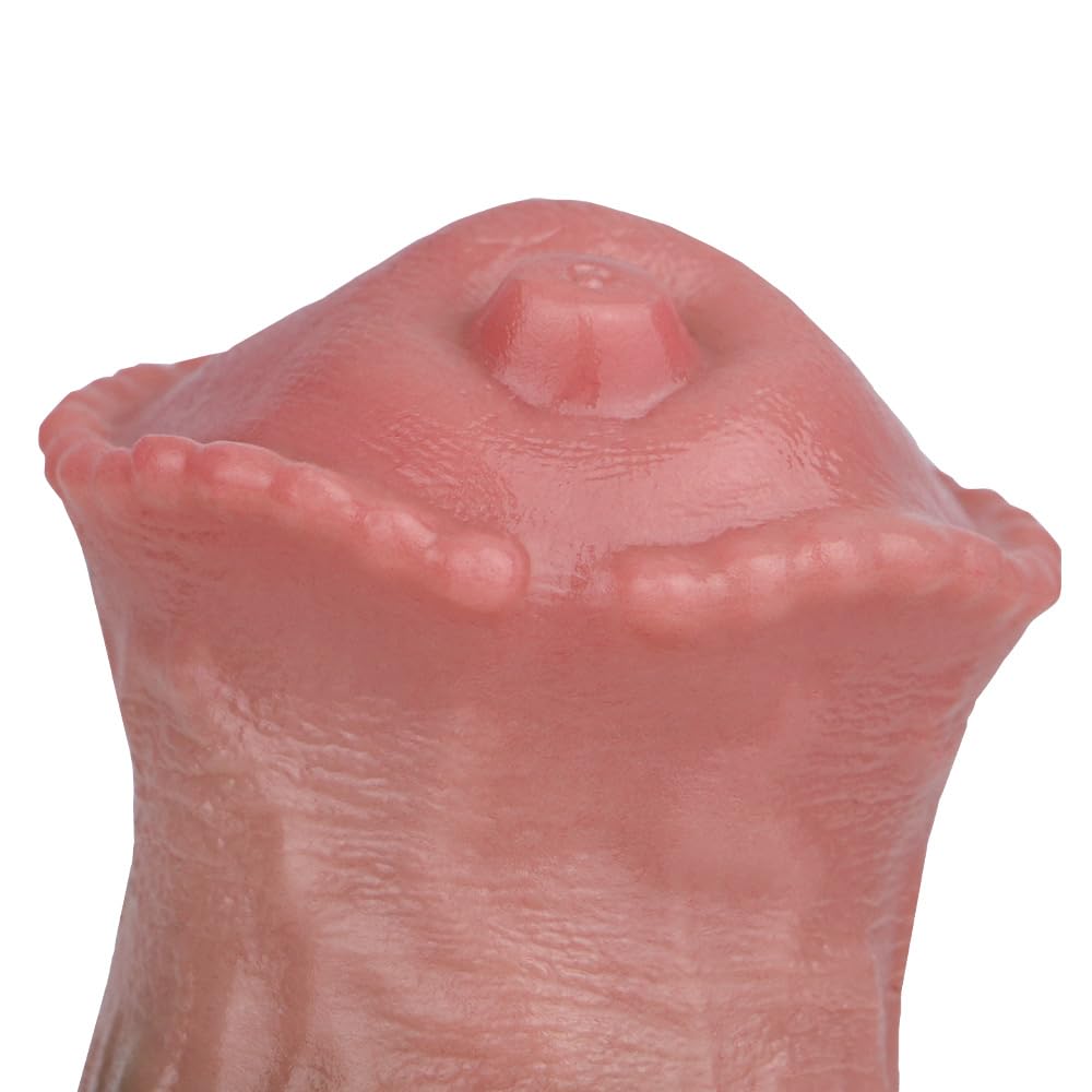 Monster Reusable Unique Liquid Silicone Soft Fantasy Dildo Sleeve, Penis Sleeve Sheath Horse Dildo Sleeve Enlarger, Male Sex Toy Extender Adult Toy for Men Couples