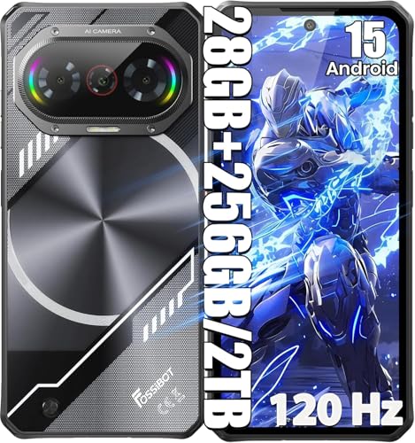FOSSIBOT F114 Rugged Smartphone Android 15 50MP Camera Black