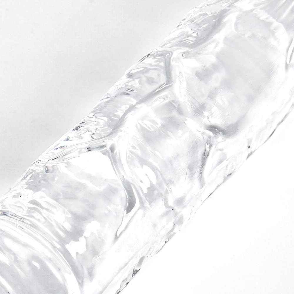 11.8 inches Double Dildo Crystal Realistic Anal Long Dildo Penis with Veins and Glans for Women/Men/Lesbian