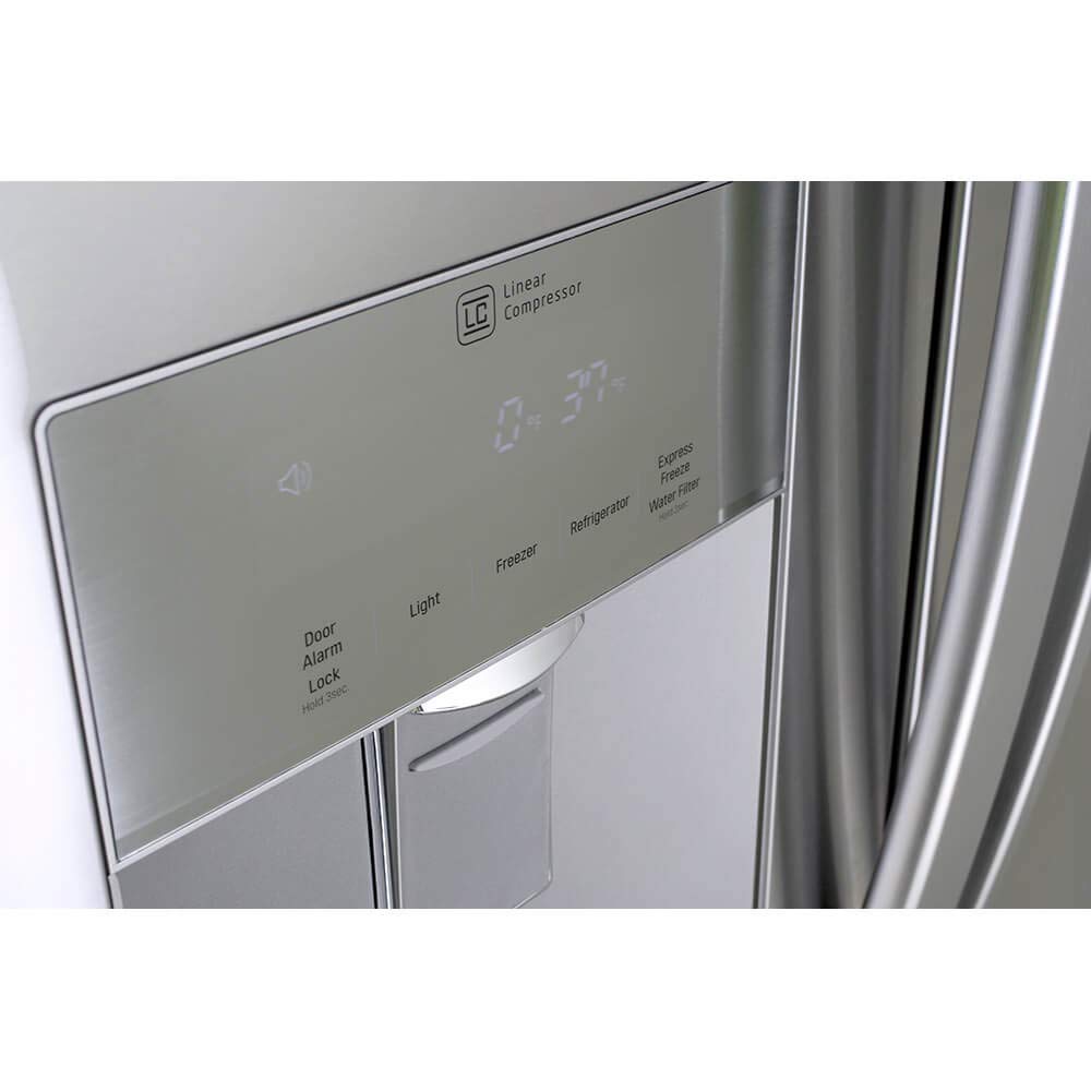 LG LFDS22520S - Refrigerator/Freezer - French Door Bottom Freezer with Water Dispenser - Stainless Steel