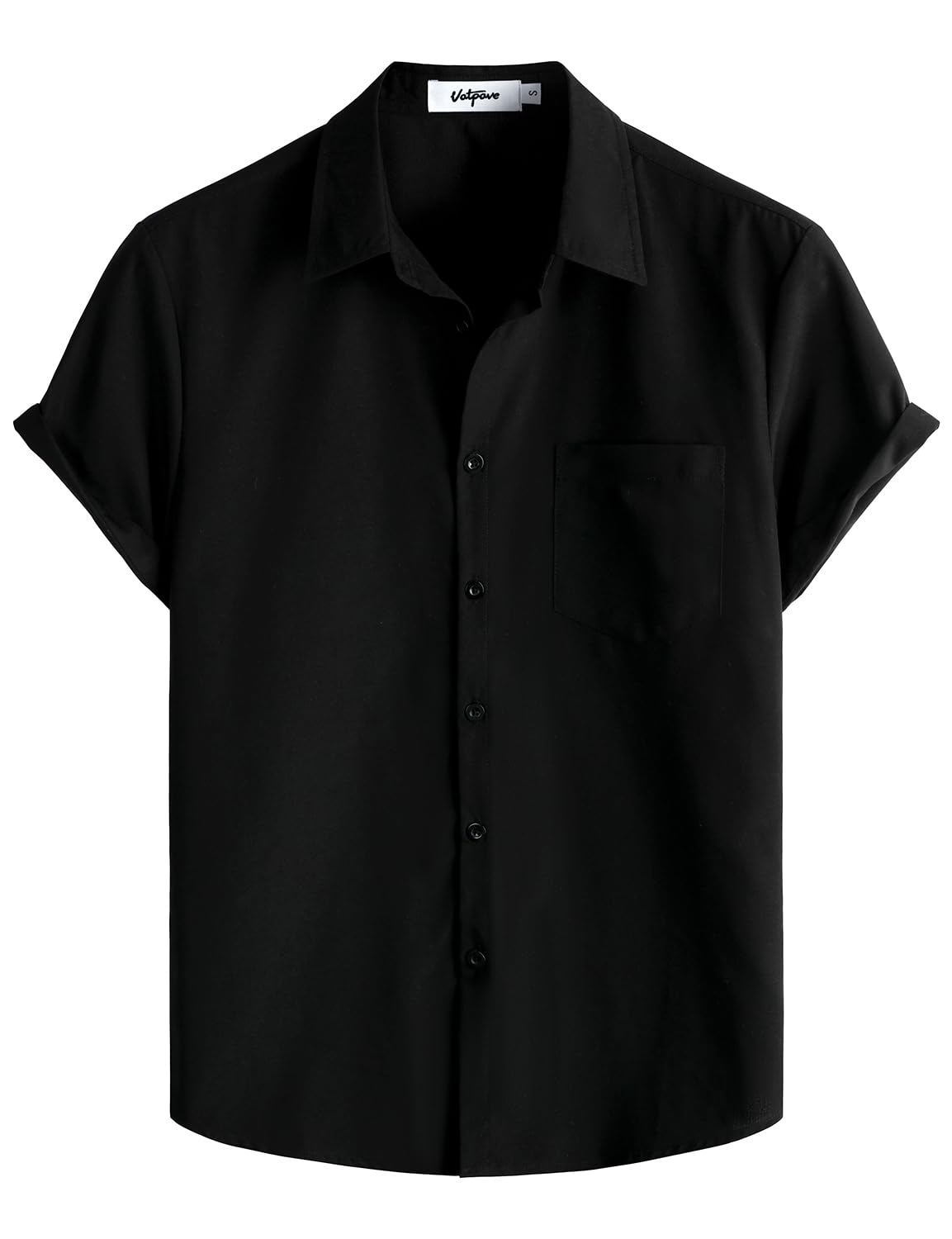 VATPAVE Mens Striped Summer Shirts Casual Button Down Short Sleeve Beach Stylish Untucked Hawaiian Shirts
