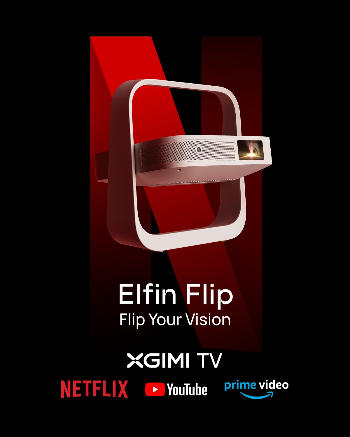 XGIMI HORIZON 1080p FHD Projector & XGIMI Elfin Flip Portable Projectoor