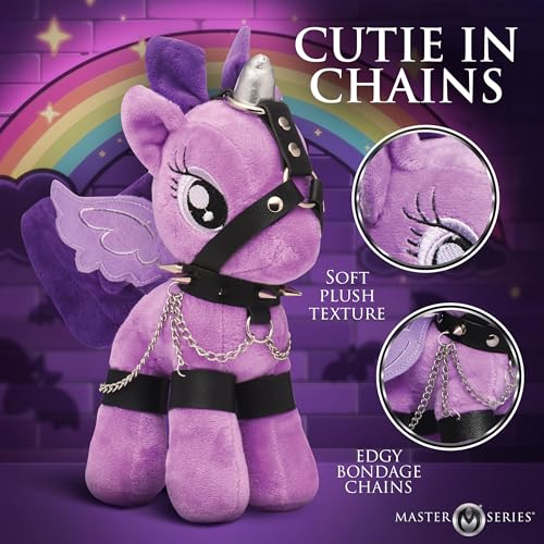 Master Series Scarlet Chainheart Bondage Pony Plush