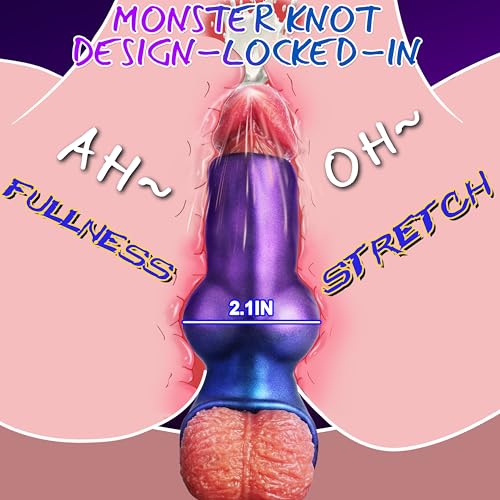 Dog Knot Penis Sleeve Girth Enhancer Sleeve with Cock Ring - Half Covered Silicone Cock Sleeve Reusable Penis Extender Sheath for Men, Delay Ejaculation Dick Extender Penis Enlarge for Couples
