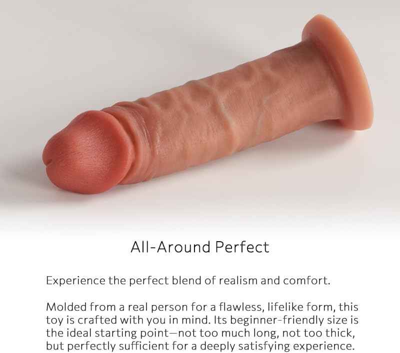 Lossless Realistic Dildo Soft Silicone 6in Suction Cup