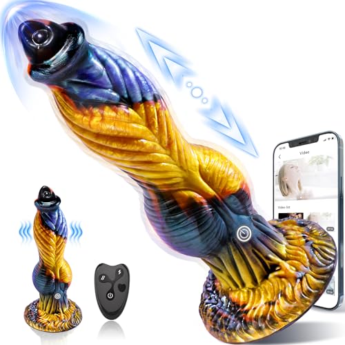 FYSHAVO Phoenix Thrusting Dildo Vibrator App Controlled 10.2in