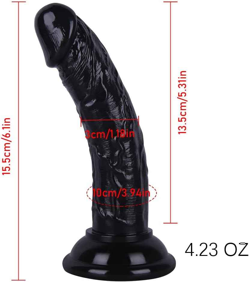 Rovamvia Realistic Dildo 5.3in Beginner Anal Toy