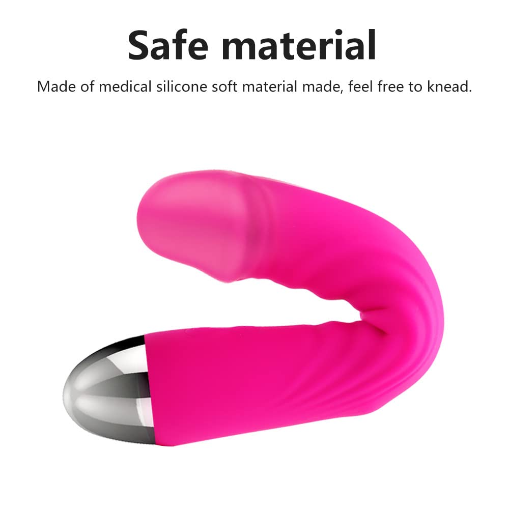 G-Spot Vibrator for Women - Realistic Silent Dildo with 10 Vibrations, Waterproof Soft Silicone Adult Toy for Clitoris, Nipple & Vagina, Perfect for Solo or Couples