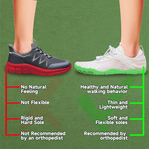 2026 New Barefoot Shoes for Women Mens,Hiking Barefoot Shoes Womens Footwear,Comfortable & Non-Slip Barefoot Vitality Shoe Women's Athletic Footwear,Wide Toe Box Water Shoe for Women Men