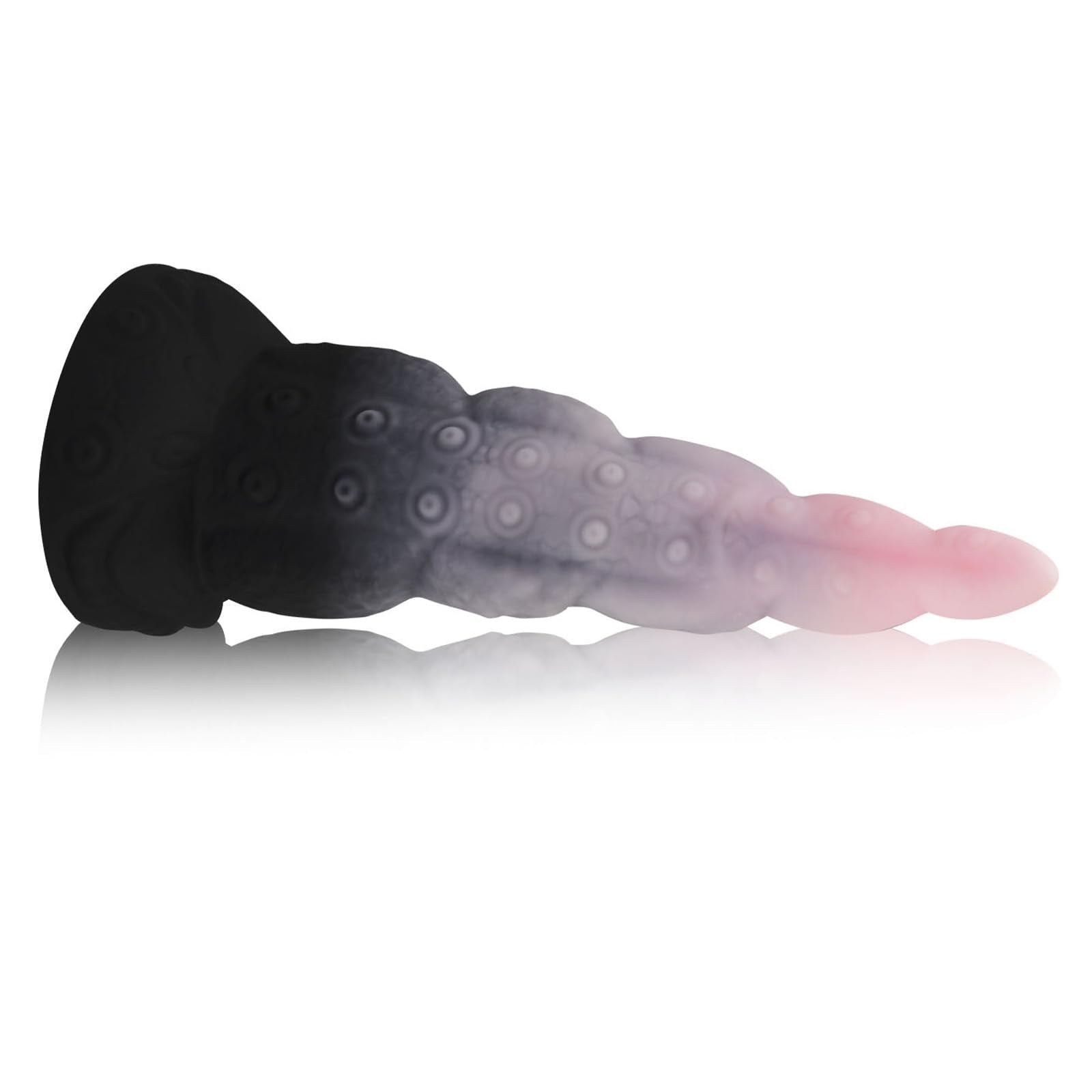 9.05/10.23/11.81" Silicone Monster Dildo Fantasy Tongue Penis, Huge Dildos Wide Diameter Thin Thickness Butt Plug with Powerful Suction Base for Hands-Free Play, Anal G-Spot Sex Toys for Men Women