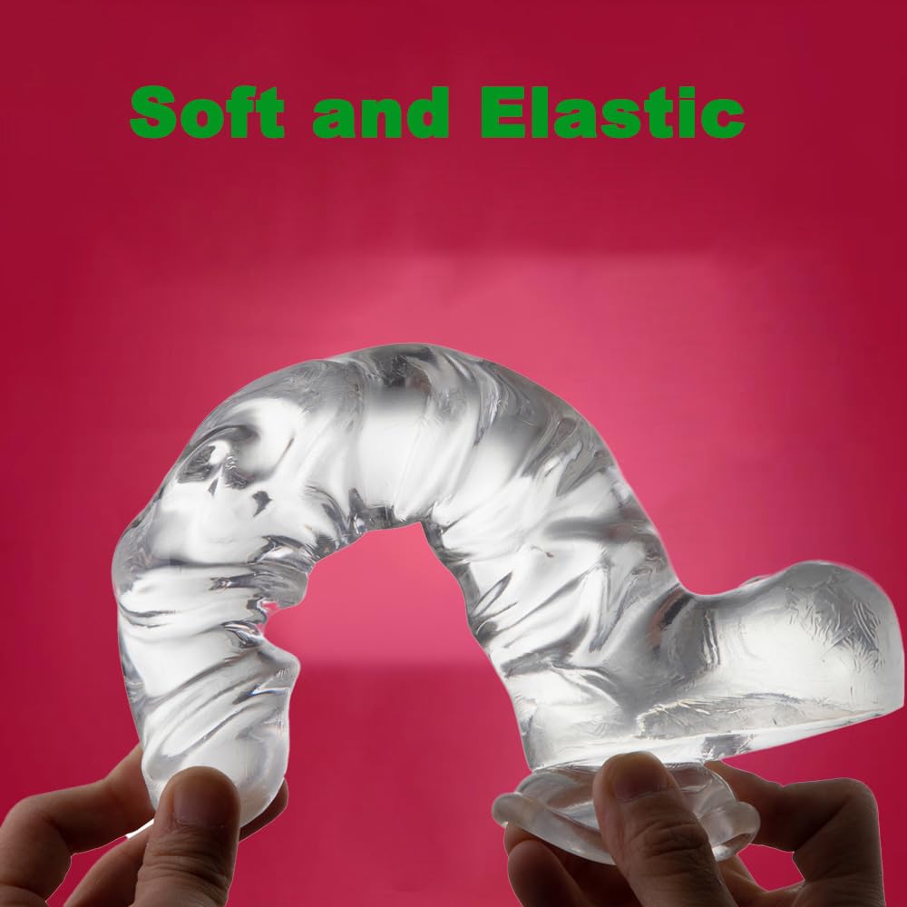 8.8 Inch Realistic Dildo,Lifelike Men Penis with Strong Suction Cup Adult Sex Toy for Women/Men/Gay,Silicone Dildos Stimulation Vaginal G-Spot and Anal