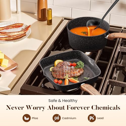 Kitchen Academy Induction Cookware Set…