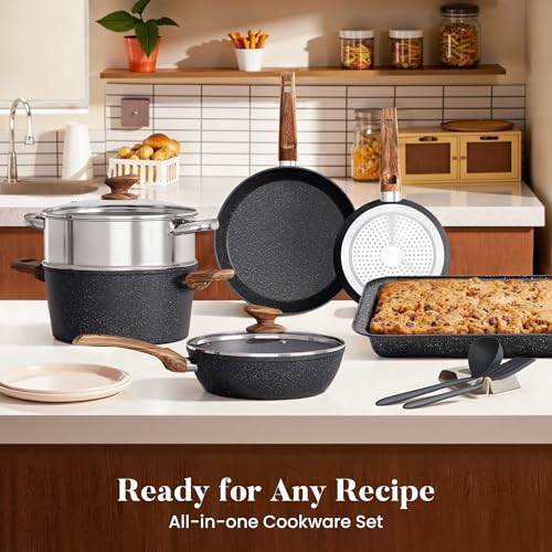 Kitchen Academy Induction Cookware Set…