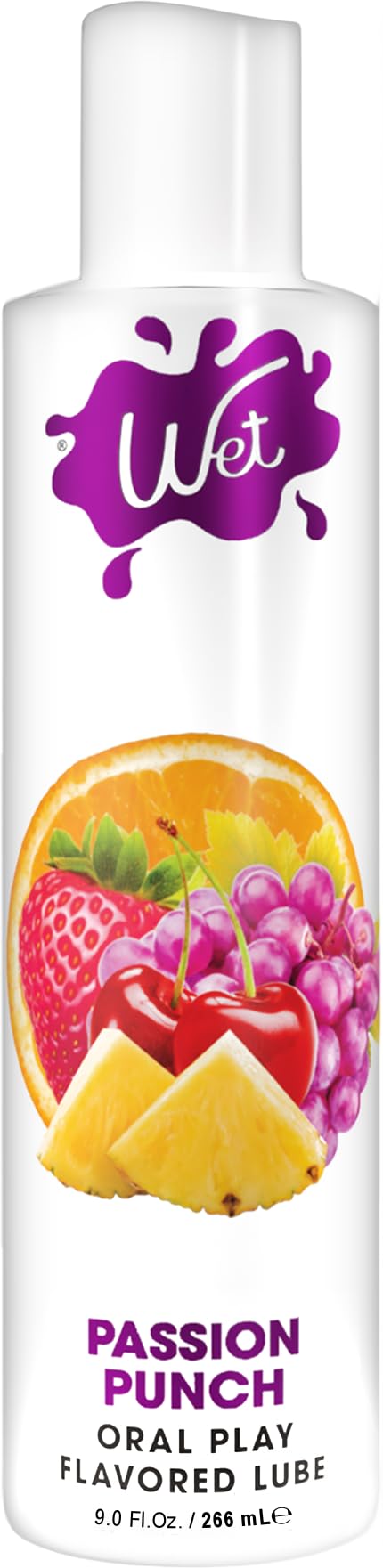Wet Water-Based Flavored Lube for Men, Women & Couples