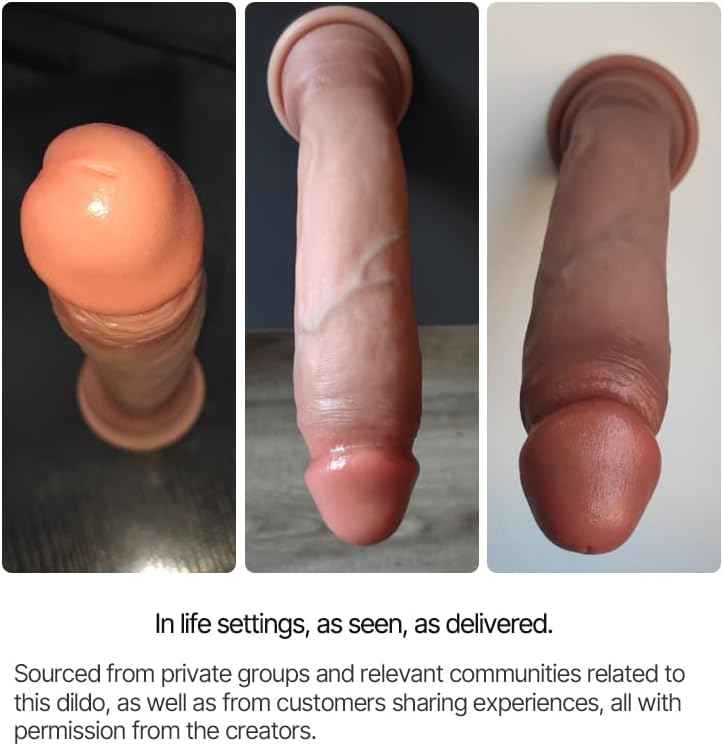 Lossless No.30 Realistic Silicone Dildo with Suction Cup 9-Inch