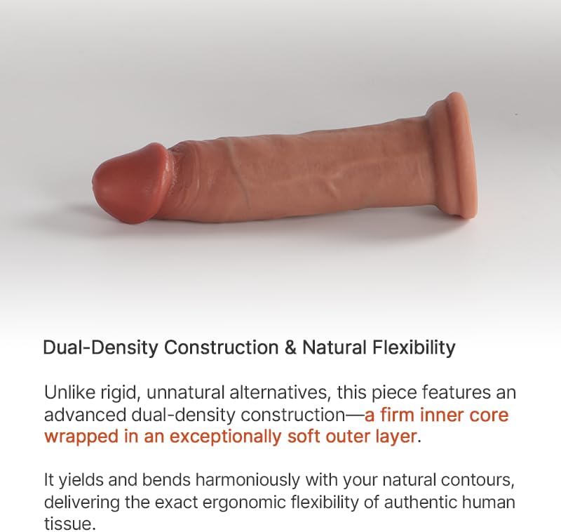 Lossless Danny Monroe Ultra-Realistic Dildo Dual-Density Silicone 6.5 Inch