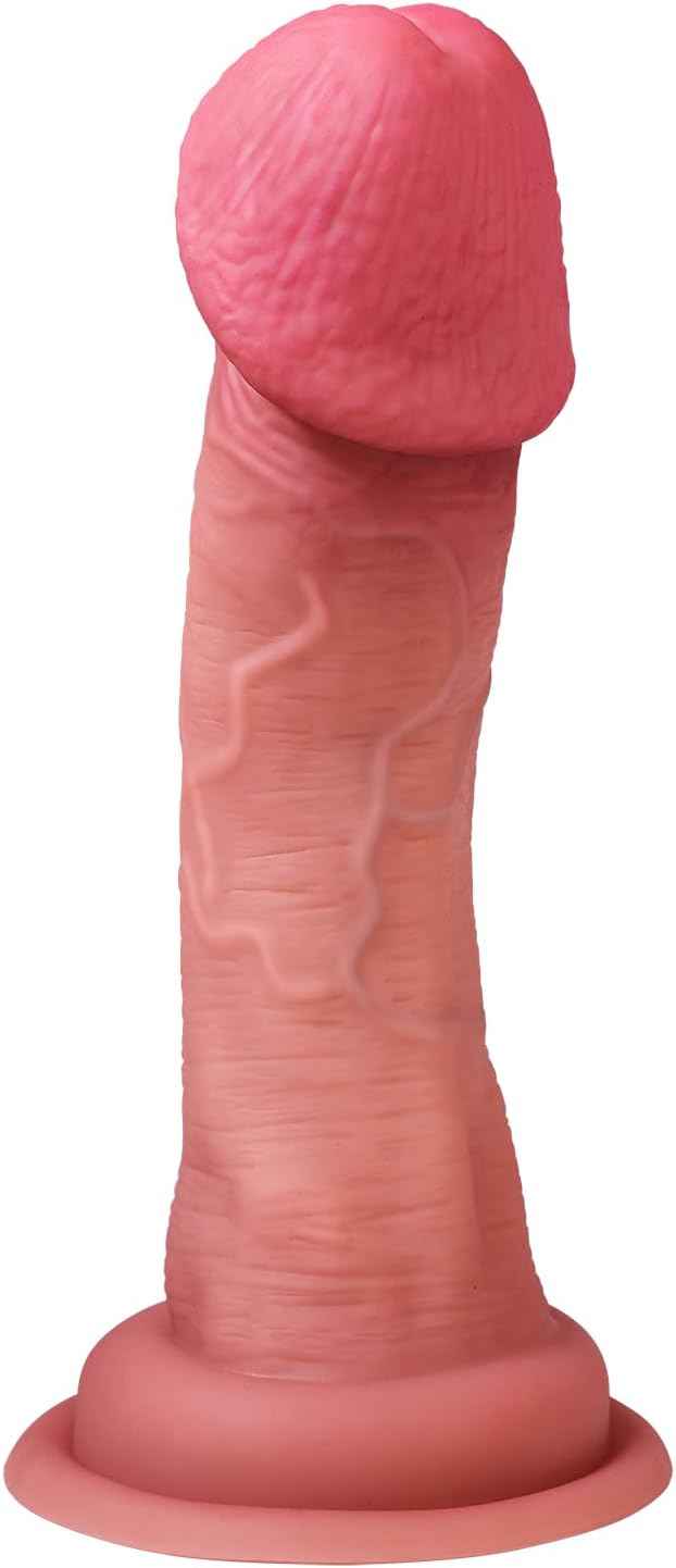 YAIORD Realistic Silicone Dildo with Suction Cup 6.8 Inch
