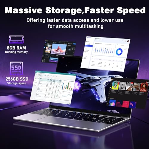 NIAKUN Laptop Computer 2026, 15.6 Inch Lap Top PC Windows 11 Pro