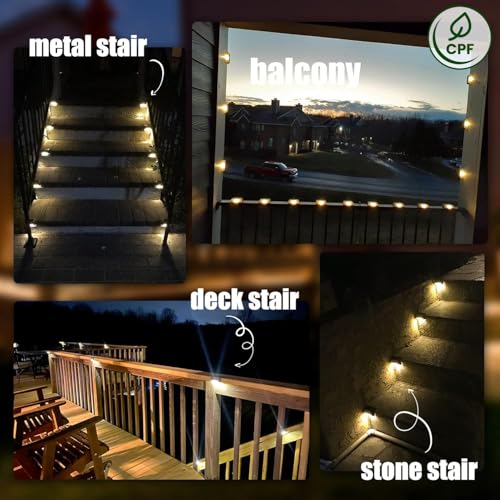 SOLPEX Solar Deck Lights Outdoor