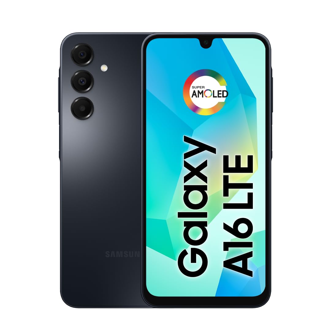 Samsung Galaxy A16 4G Dual SIM (128GB, 2025) 6.7" 90Hz AMOLED, Water Resistant, 8Core, 50MP Camera (Factory Unlocked International Model for GSM, Global) A165M/DS (25W Fast Charger Bundle)