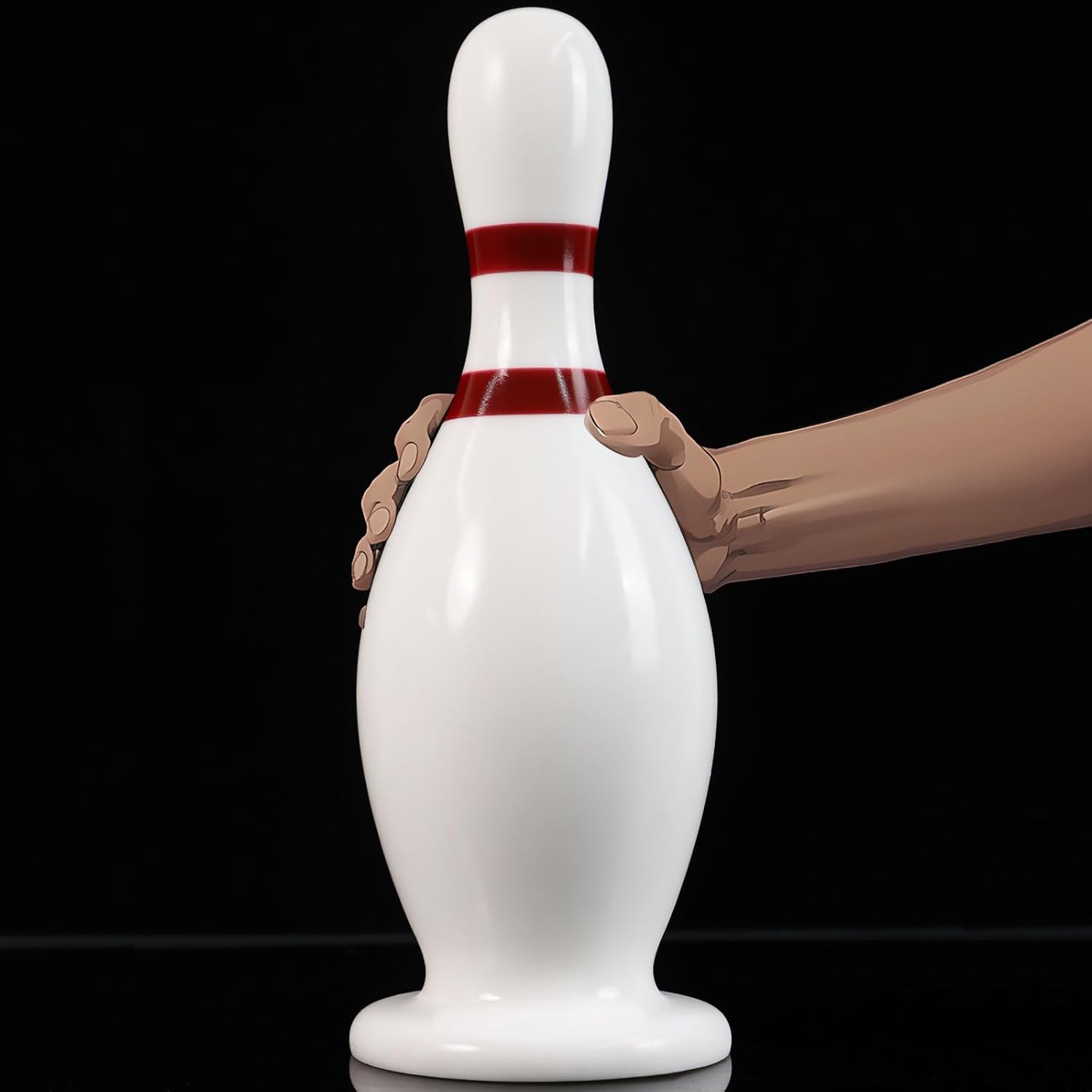 KISSAZ 13 Inch Dual Density Silicone Huge Anal Plug