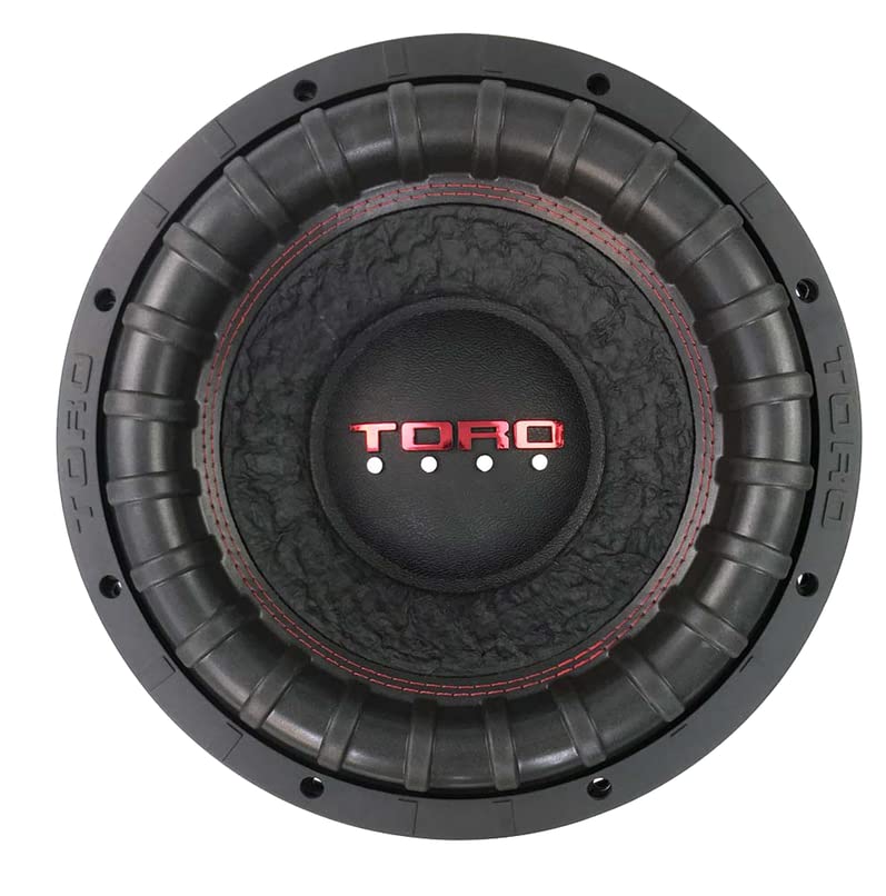 TORO TECH – 12” Car Audio Subwoofer for Cars, Trucks, Jeeps, Boats, Off Road with Hard Hitting Bass (Sold As Each)