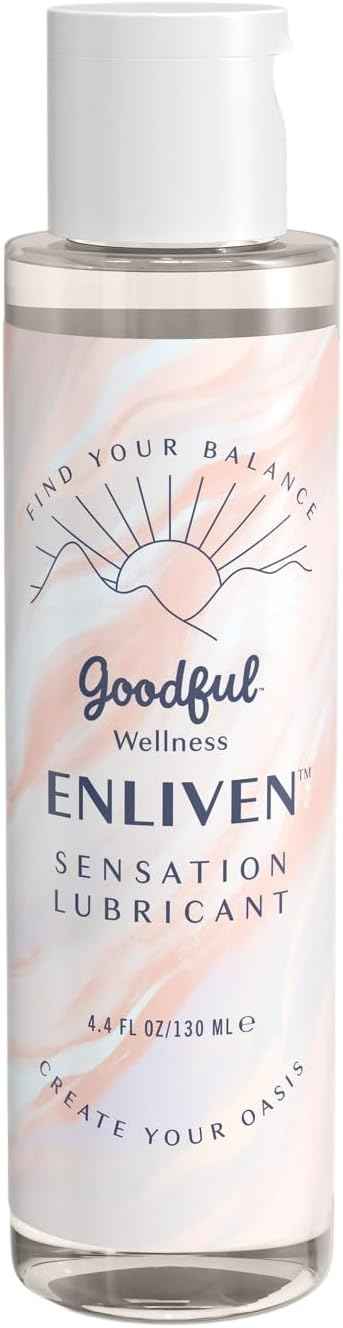 Goodful Wellness Enliven Intimate Accessory Gel – Water-Based, Hypoallergenic Formula for Comfortable Use with Accessories, Long-Lasting, Non-Sticky, Gentle for Sensitive Skin (1)