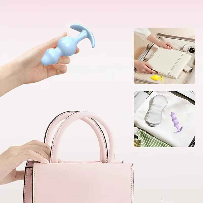 3Pcs Anal Butt Plug for Beginner Anal Training Kit Anal Toys for Men Different Sizes Adult Anal Sex Toy for Men Women Masturbation Unisex Anal Toy Set