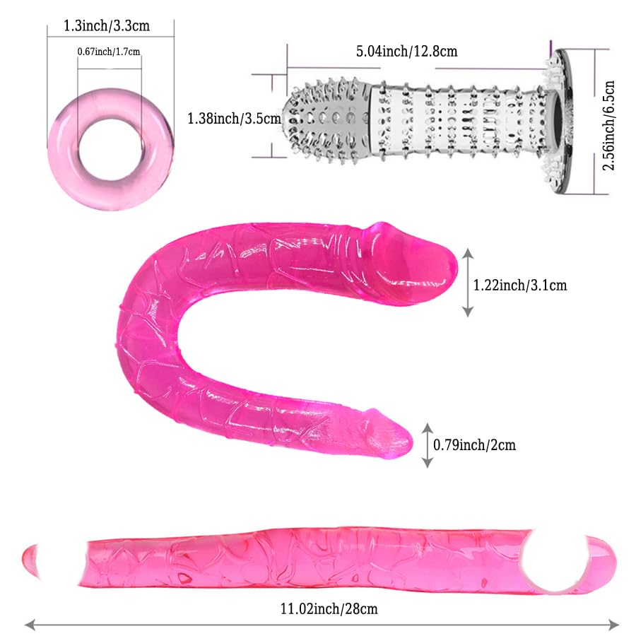 G Spot Dildo Vibrator Anal Plug Beginner Set 17 PCS Butt Plugs Sex Toy Anal Training Kit- G Spot Anal Sex Adult Toy