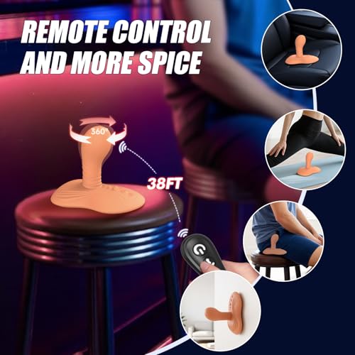 Prostate Massager Anal Dildo Anal Toys, BEISAR Grinder Butt Plug Male Sex Toys for Men Women Sex Toy Adult Toys 9 Vibrating 3 Thrust, Anal Plug G Spot Ride Strapless Strap-On Dildo New