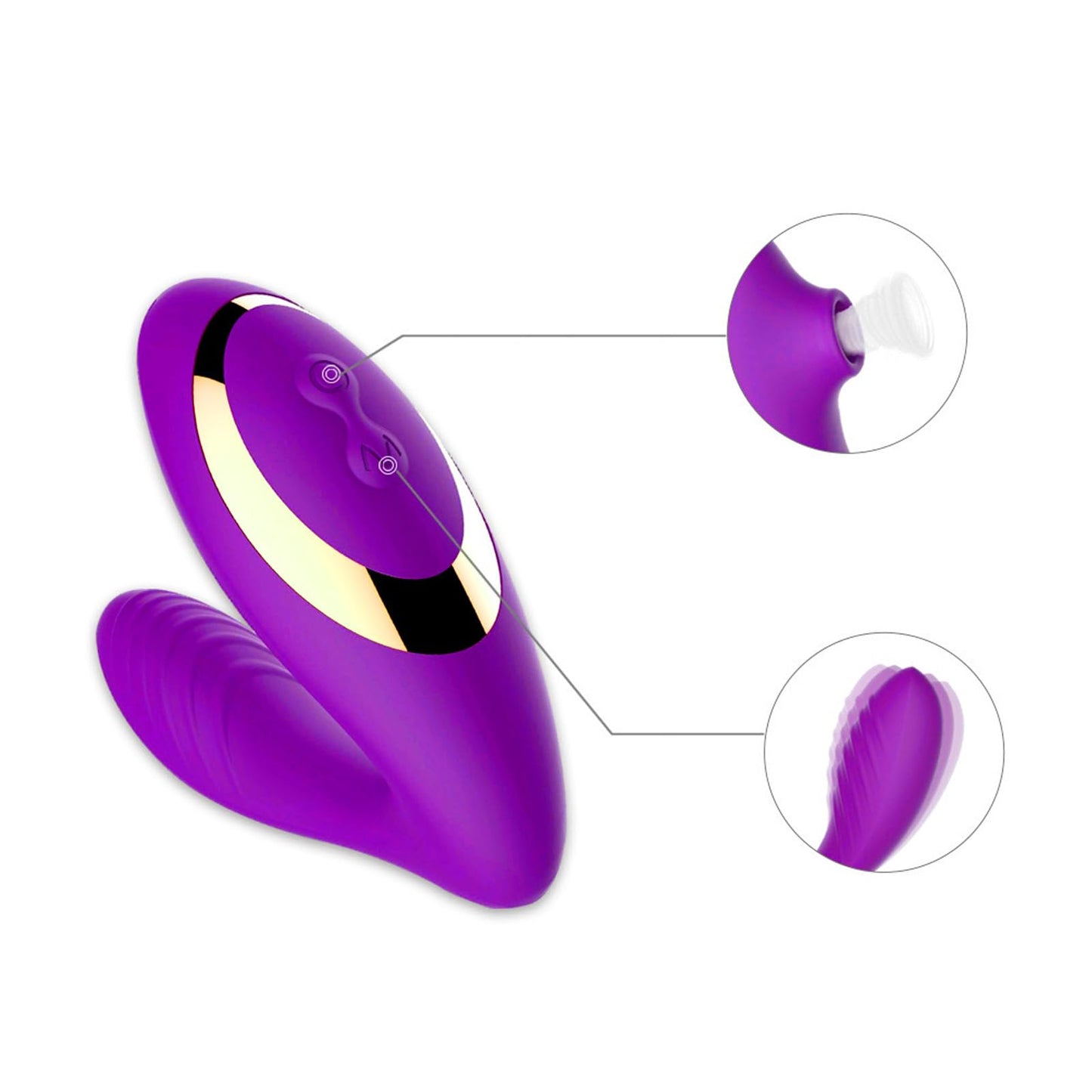Newly Sitting and Riding Toys Adult Tools for Women 7 Powerful Modes Realistic Silicone Waterproof Slant Hole Charging Play Thrusting Games Flexible Sensory Toys for Couples, WA2604TA2908 (Purple)