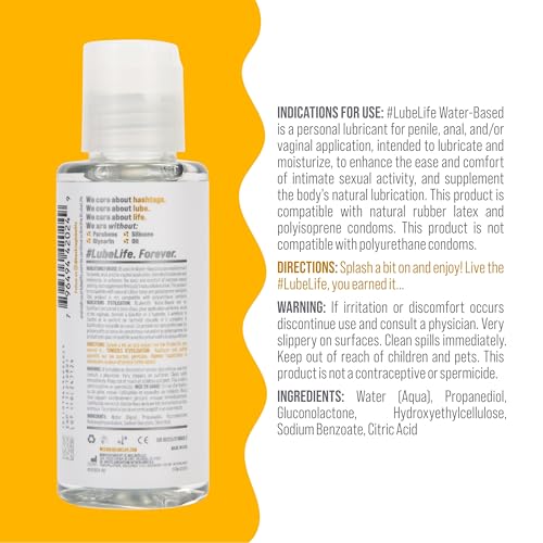 #LubeLife Water Based Personal Lubricant