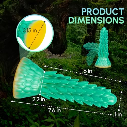 Dragon Dildo Sex Toys, 7.7'' Monster Dildo with Suction Cup, Fantasy Huge Dildos, Silicone Butt Plug Anal Dildos for Women and Men, Prostate Massager Sex Toy for Adult