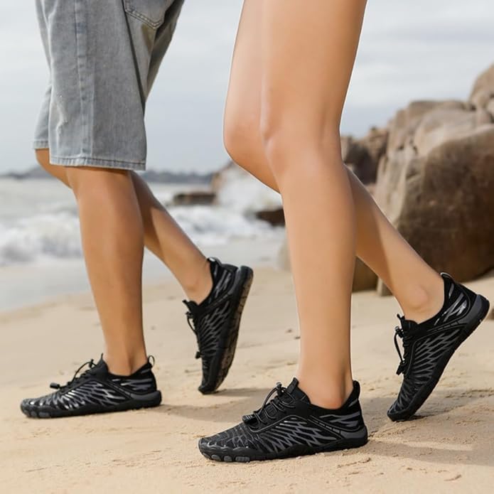 ELETON Barefoot Shoes Women Men Footwear, Wide Toe Box Hiking Zero Drop Non-Slip Quick-Dry River Boat Pool Beach Water Shoes, Lightweight Swimming Running Walking Sneakers Unisex