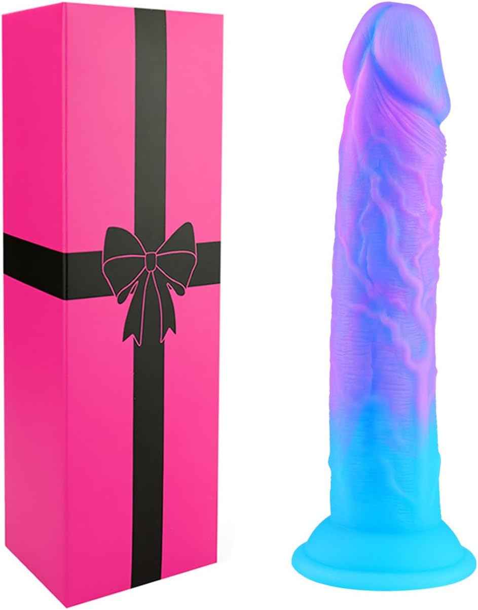 hainuo Beginner Dildo Realistic Silicone Suction Cup 6 Inch Blue