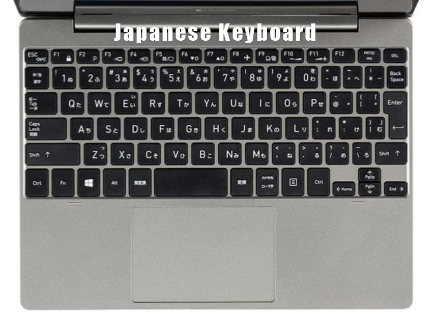 TOSHIBA Dynabook K50 2-in-1 Touchscreen Laptop, 10.1" Tablet, Intel Celeron N4020, 4GB RAM, 64GB SSD, 2 Camera, Type-C, Japanese Keyboard, Windows 11 Pro (Renewed)