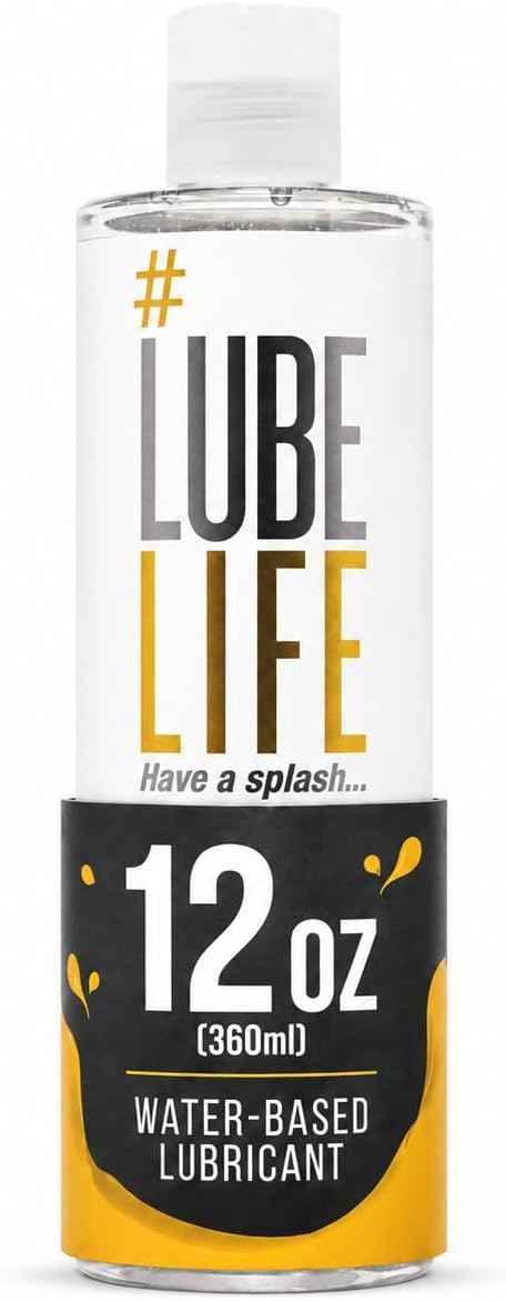 LubeLife Water-Based Personal Lubricant for Men, Women, and Couples