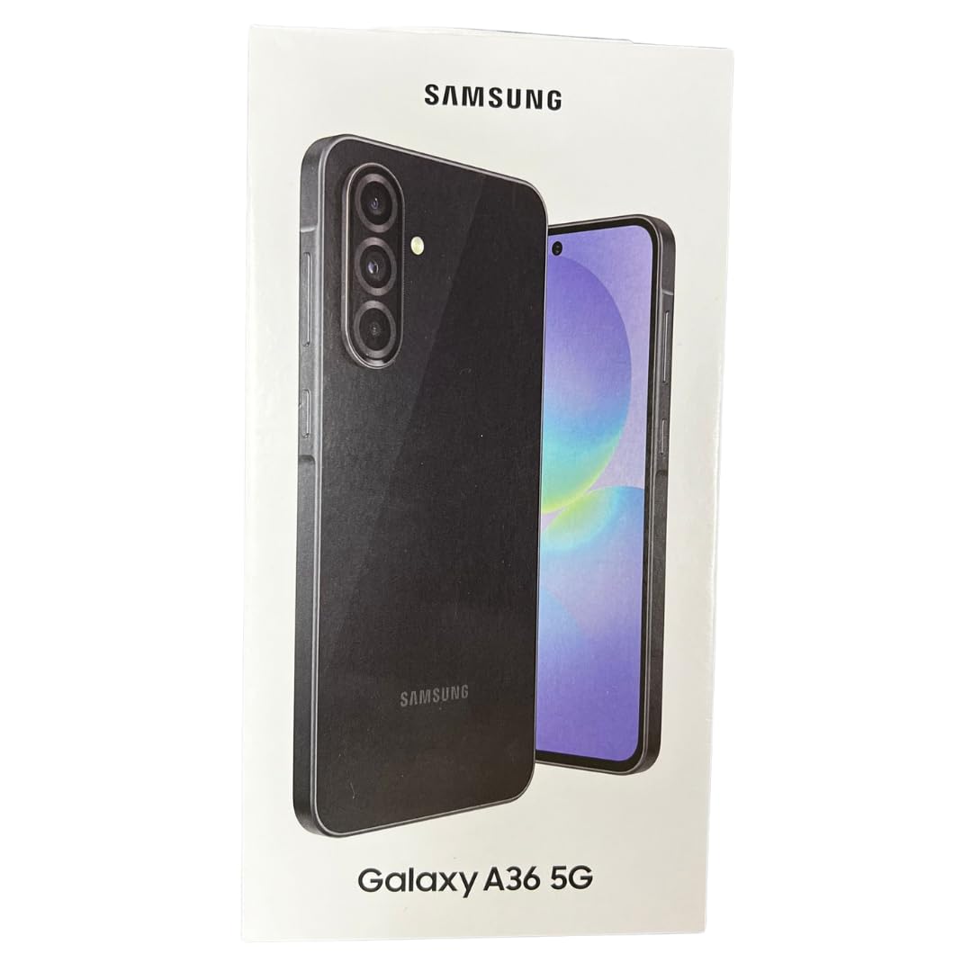 Samsung Galaxy A36 5G Dual SIM (256GB, 8GB) 6.7" 120Hz AMOLED, Octa-Core (4nm), 50MP 4K Triple Camera, 4G LTE (GSM Unlocked for T-Mobile, Metro, Global) International Model A366E/DS