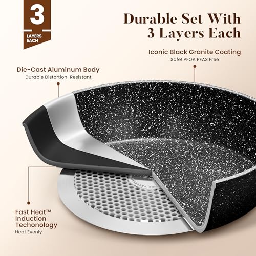 Kitchen Academy Induction Cookware Set…