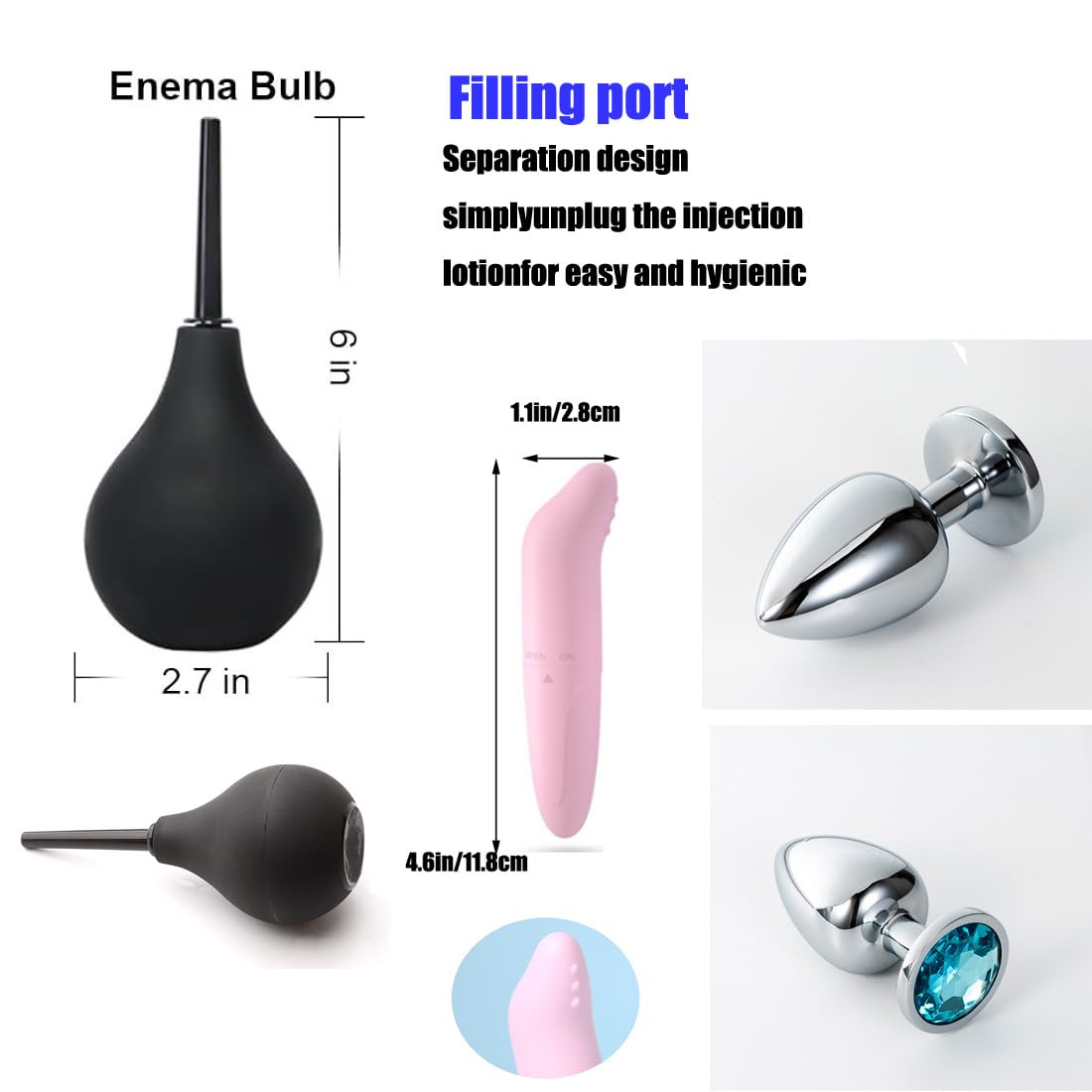 35PCS Sets Sex Toys kit for Adult BDSM Toys Anal Sex Toys Anal Plug Flirt Stick, Sex BDSM Bondage Restraints Kit