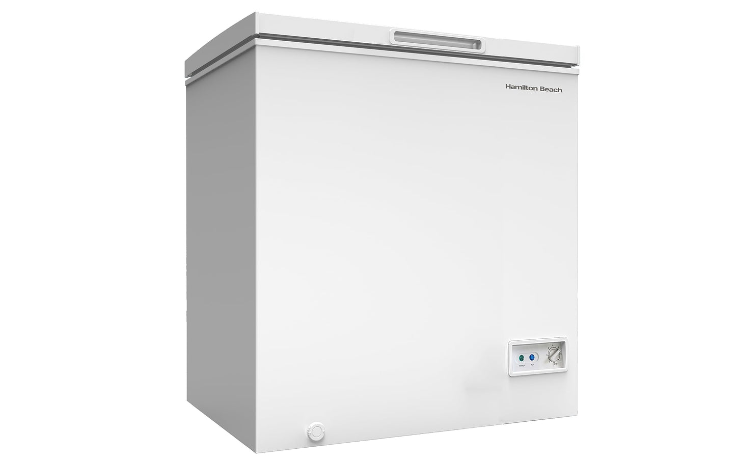 Hamilton Beach HBFRF700-WHITE-COM, Chest Deep Freezer, 7 Cu. Ft. Capacity, Adjustable Thermostat-Removable Vinyl Coated Wire Basket