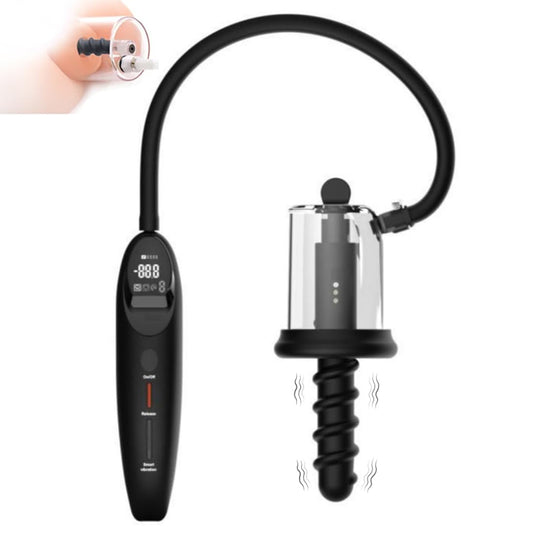 Electric Pump Anal Vacuum Pump, Automatic Pump Anal Plug Vaginal Pussy Dildo Pump Expander, Anal Beads Wand Pumps Enlarger, Prostate Massager Stimulator Masturbator Adult Sex Toys
