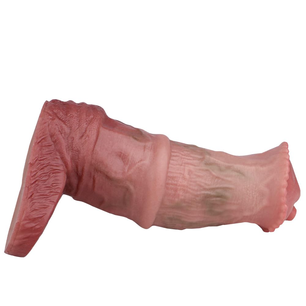 Monster Reusable Unique Liquid Silicone Soft Fantasy Dildo Sleeve, Penis Sleeve Sheath Horse Dildo Sleeve Enlarger, Male Sex Toy Extender Adult Toy for Men Couples