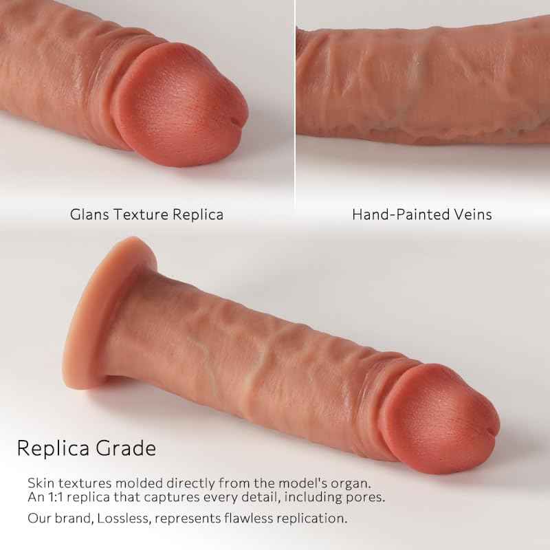 Lossless Realistic Dildo Soft Silicone 6in Suction Cup